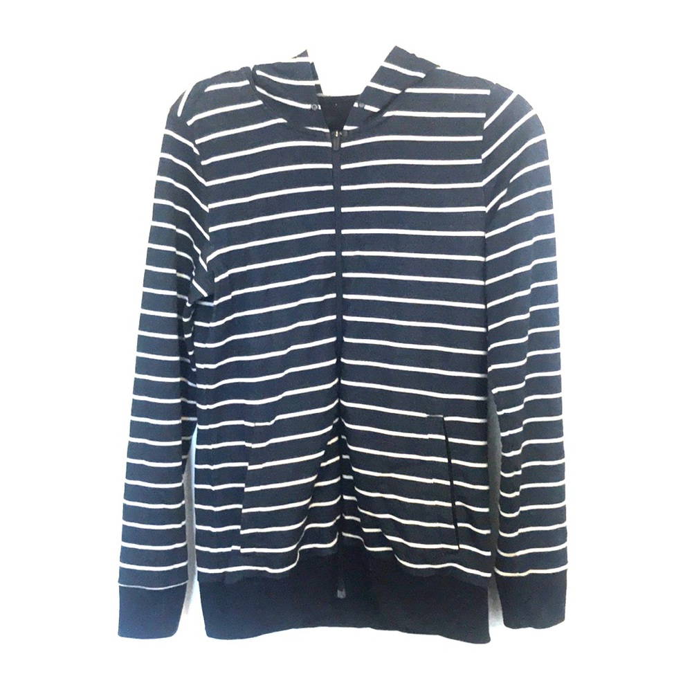 Icebreaker navy zip up hoodie, merino wool